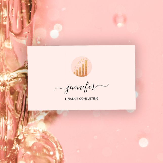 Finance Consulting Broker Accountant Coins Rose Business Card (Finance Consulting Broker Accountant Coins Rose Business Card)