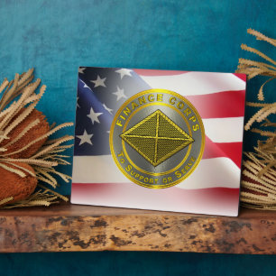 Finance Corps Army Veteran Plaque