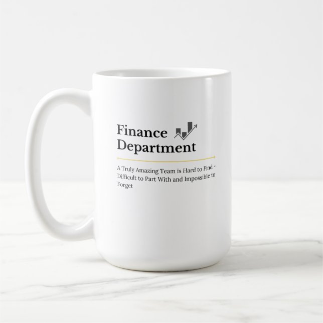 Finance Department Coffee Mug  (Left)
