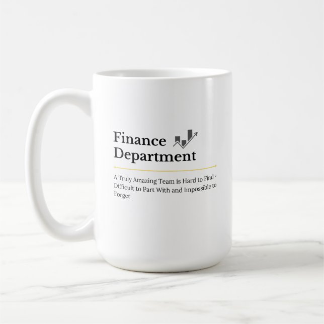 Finance Department Coffee Mug  (Left)