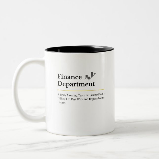 Finance Department Coffee Mug  (Left)