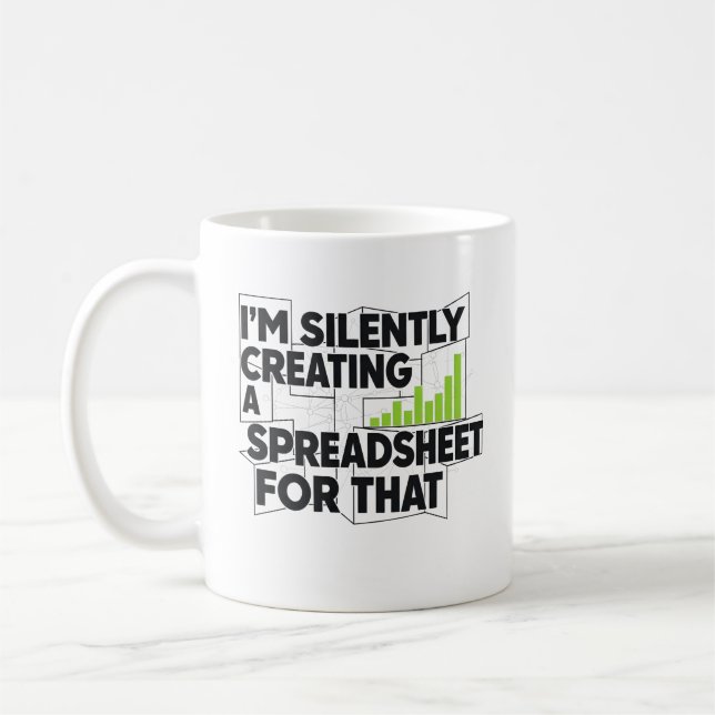 Finance Growth Chart Motivational Mug (Left)