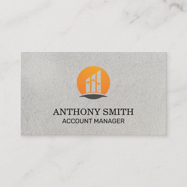 Finance Logo Business Card (Front)