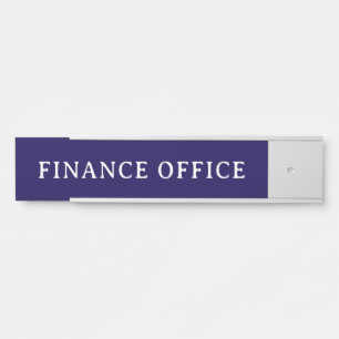 FINANCE OFFICE Professional Modern Door Sign