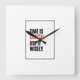 Finance Office Wall Clock Decor