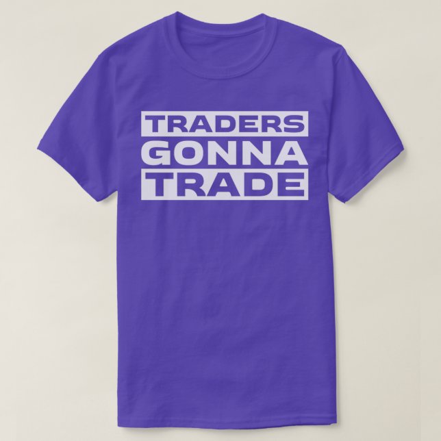 Finance stocks bitcoin trader funny T-Shirt (Design Front)