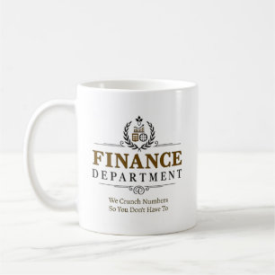 Finance Team Personalised  Coffee Mug