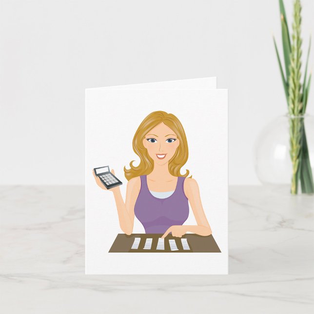 Finance Woman Card (Creator Uploaded)