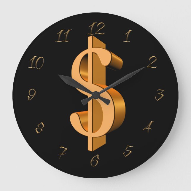 Financial Adviser Large Clock (Front)