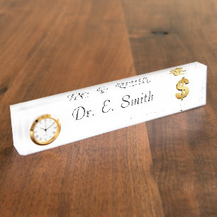 Financial Adviser Nameplate