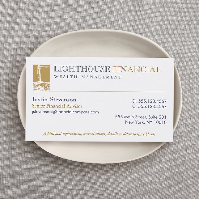 Financial Advisor Business Card (Creator Uploaded)