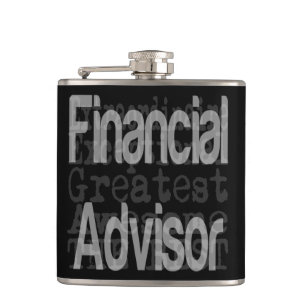 Financial Advisor Extraordinaire Hip Flask