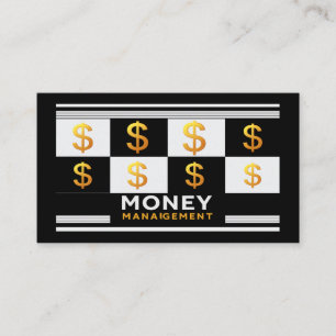 Financial Advisor Money Management Wealth Strategy Business Card