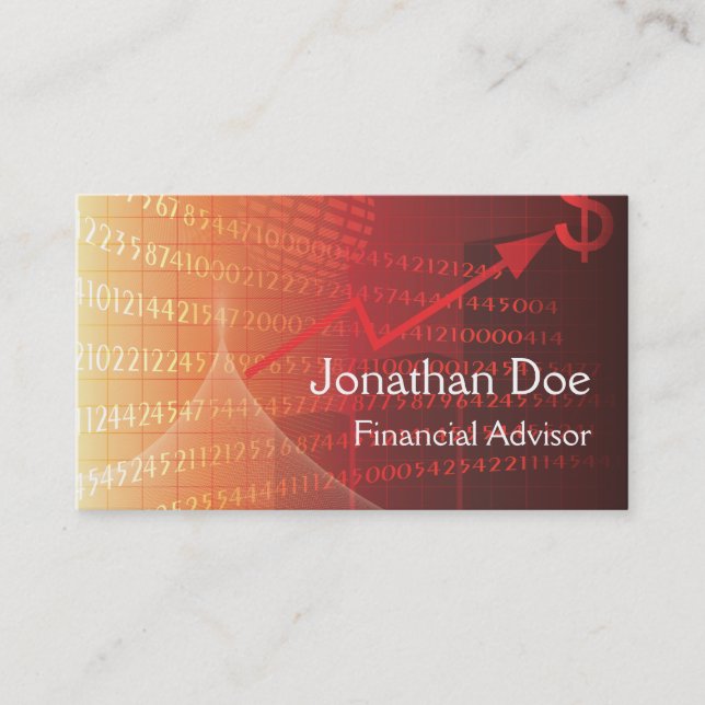 Financial Advisor Personal Card (Front)