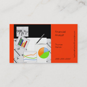 Financial Analyst Business Card