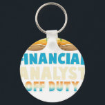 Financial analyst  Off Duty Summer Vacation Last D Key Ring<br><div class="desc">A stylish keychain featuring a vintage classic car design. A perfect accessory for car lovers and collectors. Great for everyday use or as a small and thoughtful gift for classic car enthusiasts.</div>