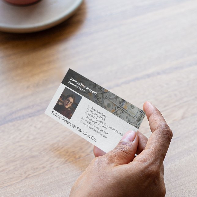 Financial Coach Professional Business Card (Creator Uploaded)