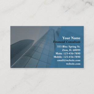 Financial Consultant Business Card