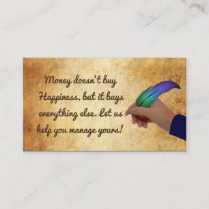 Financial Counsellor Business Cards