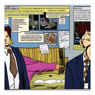 Financial Crisis of 2008 Novel Graphic Style Art Photo Print