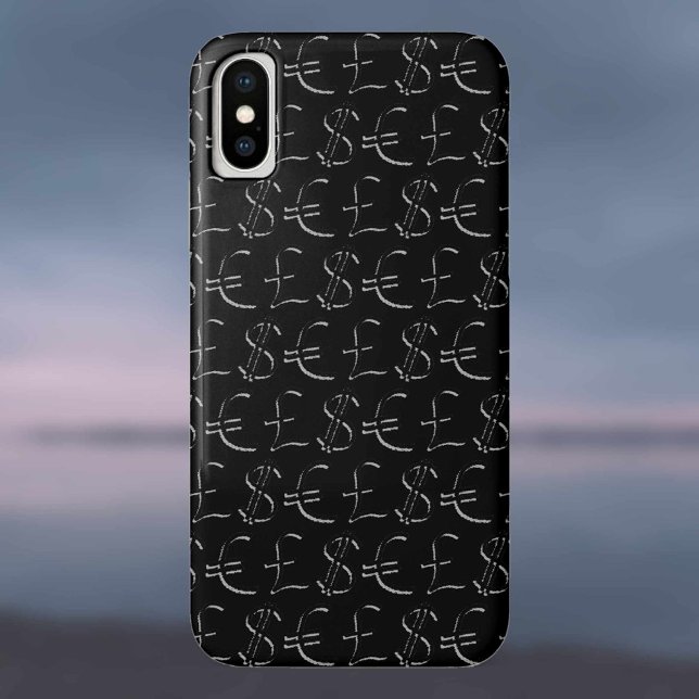 Financial Currency Symbols Design Case-Mate iPhone Case (Creator Uploaded)