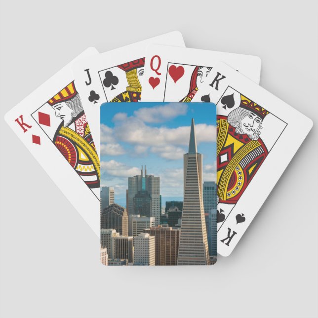Financial District Skyline of San Francisco Playing Cards (Back)