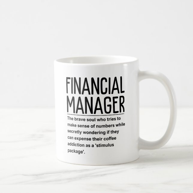 Financial manager coffee mug (Right)