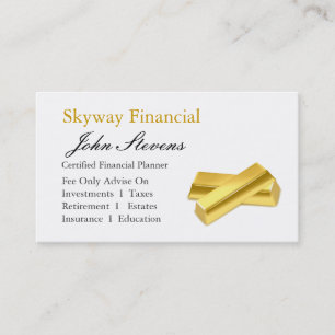 Financial Planner Business Card