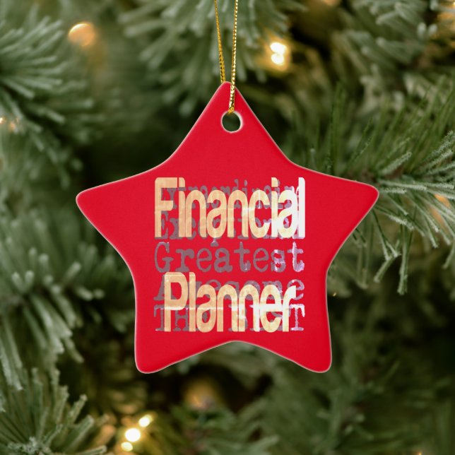 Financial Planner Extraordinaire Ceramic Ornament (Tree)