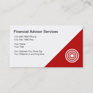 Financial Planning Business Cards