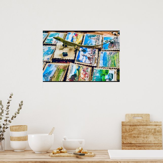 Finca Macondo Cafe Gecko Poster (Kitchen)