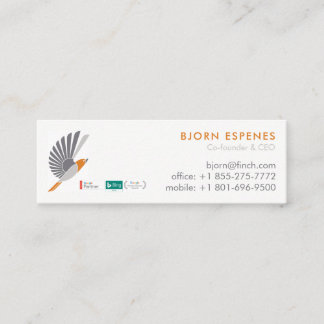 Finch business card minis
