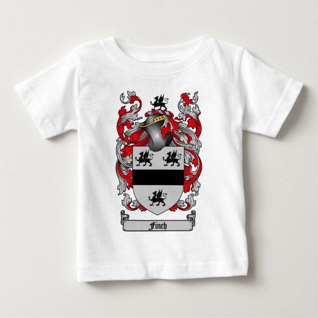 FINCH FAMILY CREST -  FINCH COAT OF ARMS BABY T-Shirt (Front)