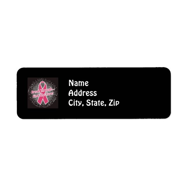 Find A Cure Address Label Return Address Label (Front)