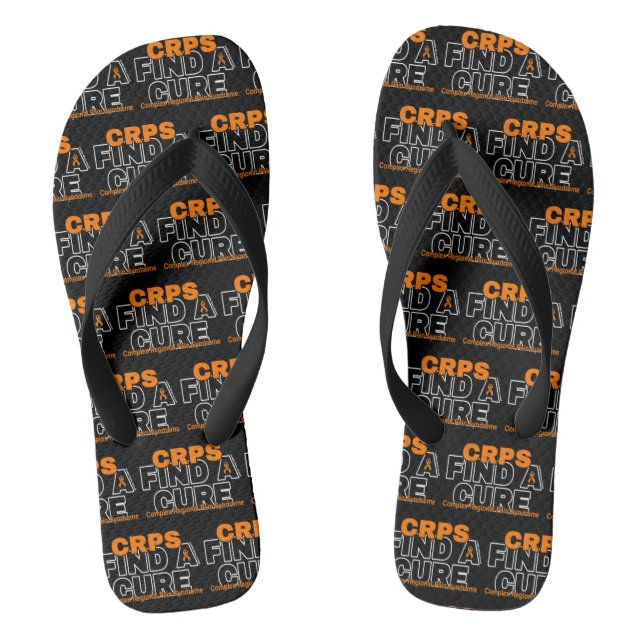 FIND A CURE/BOLD...CRPS THONGS (Footbed)