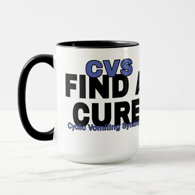 FIND A CURE/BOLD...CVS MUG (Left)