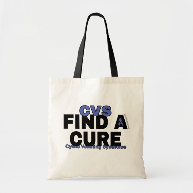FIND A CURE/BOLD...CVS TOTE BAG (Front)