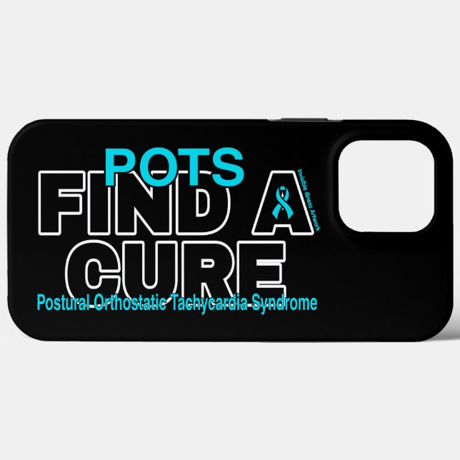 FIND A CURE/BOLD...POTS Case-Mate iPhone CASE (Back (Horizontal))