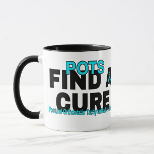 FIND A CURE/BOLD...POTS MUG