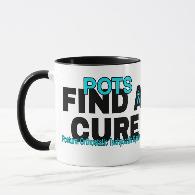 FIND A CURE/BOLD...POTS MUG (Left)