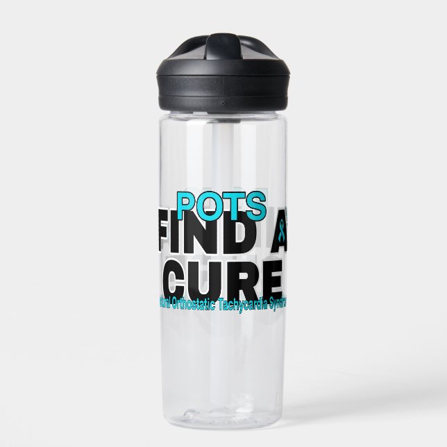 FIND A CURE/BOLD...POTS WATER BOTTLE (Front)