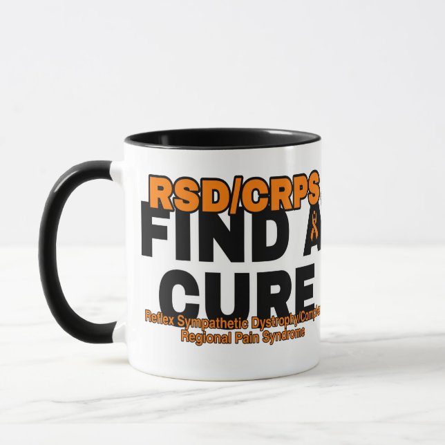 FIND A CURE/BOLD...RSD/CRPS MUG (Left)