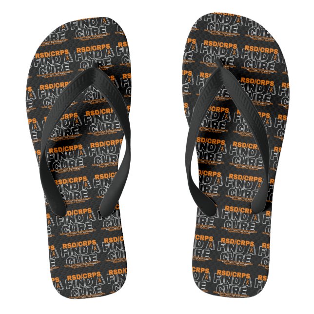FIND A CURE/BOLD...RSD/CRPS THONGS (Footbed)