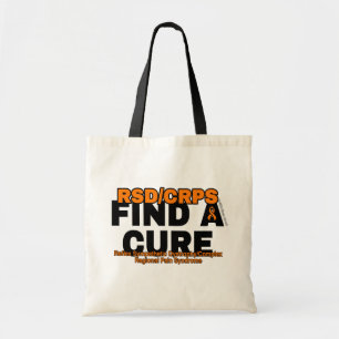 FIND A CURE/BOLD...RSD/CRPS TOTE BAG
