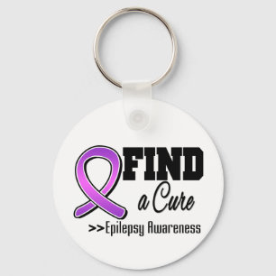 Find a Cure Epilepsy Awareness Key Ring