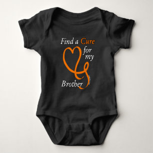 Find a Cure/Heart/Brother...RSD/CRPS Baby Bodysuit