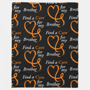 Find a Cure/Heart/Brother...RSD/CRPS Fleece Blanket