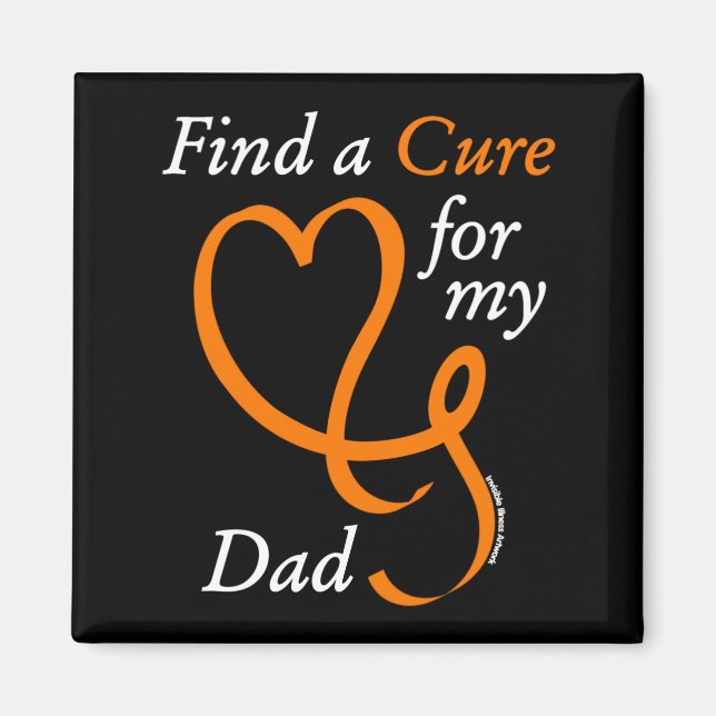 Find a Cure/Heart/Dad...RSD/CRPS Magnet (Front)