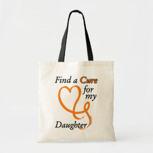 Find a Cure/Heart/Daughter...RSD/CRPS Tote Bag