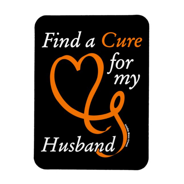 Find a Cure/Heart/Husband...RSD/CRPS Magnet (Vertical)